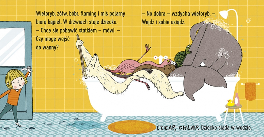 Wieloryb w kąpieli