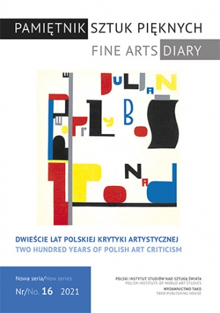 Pamiętnik Sztuk Pięknych, t. 16/2021 (e-book, PDF)