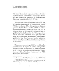 Plato’s cave image in Anthropos by E. E. Cummings