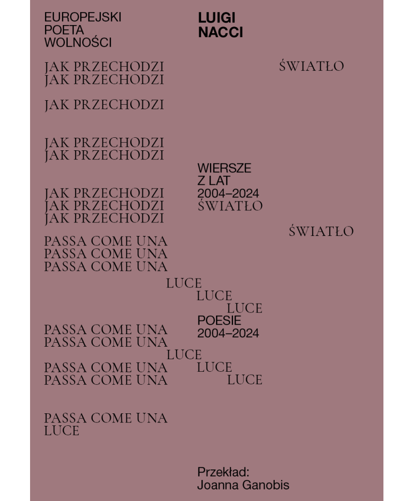 Jak przechodzi światło. Wiersze z lat 2004-2024